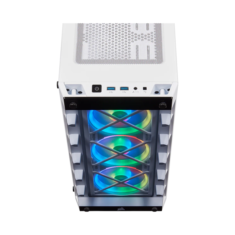 Case máy tính Corsair 465X TG RGB White CC-9011189-WW