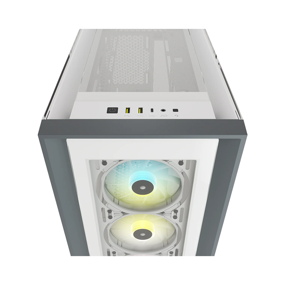 Case máy tính Corsair 5000X RGB TG White CC-9011213-WW