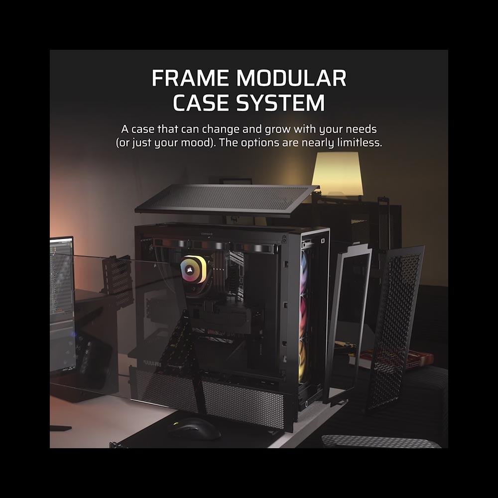 Case máy tính Corsair FRAME 4000D RS ARGB Airflow Black CC-9011296-WW