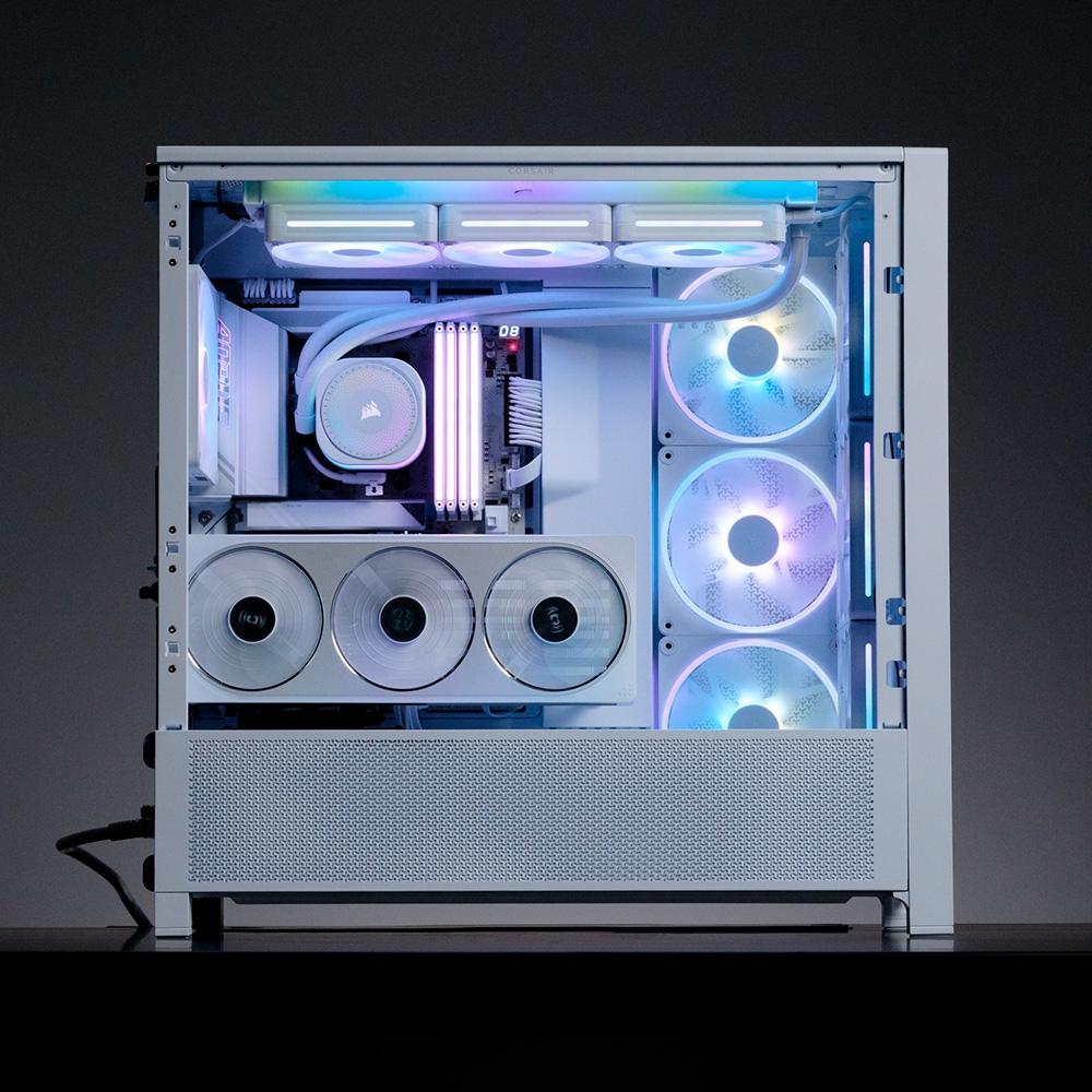 Case máy tính Corsair FRAME 5000D RS ARGB Airflow White CC-9011310-WW