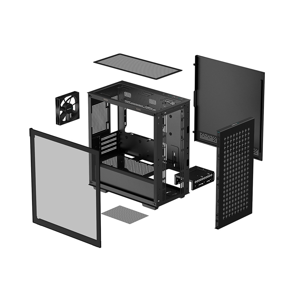 Case máy tính Deepcool CH370 R-CH370-BKNAM1-G-1