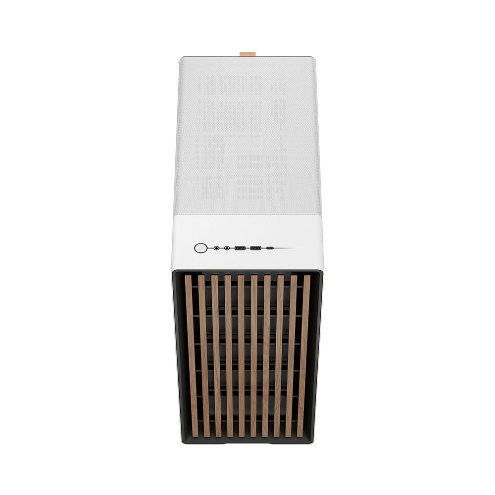Case máy tính Fractal North Chalk White TG Clear Tint FD-C-NOR1C-04