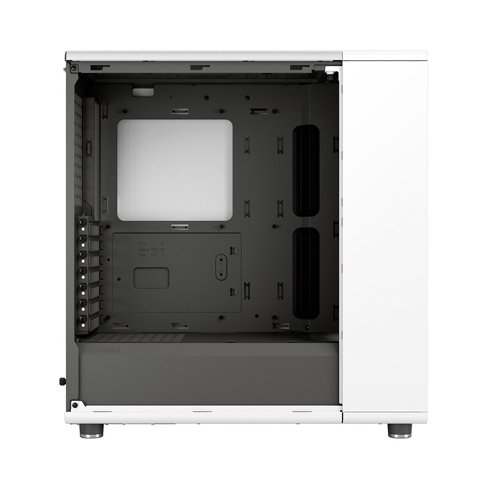 Case máy tính Fractal North Chalk White TG Clear Tint FD-C-NOR1C-04