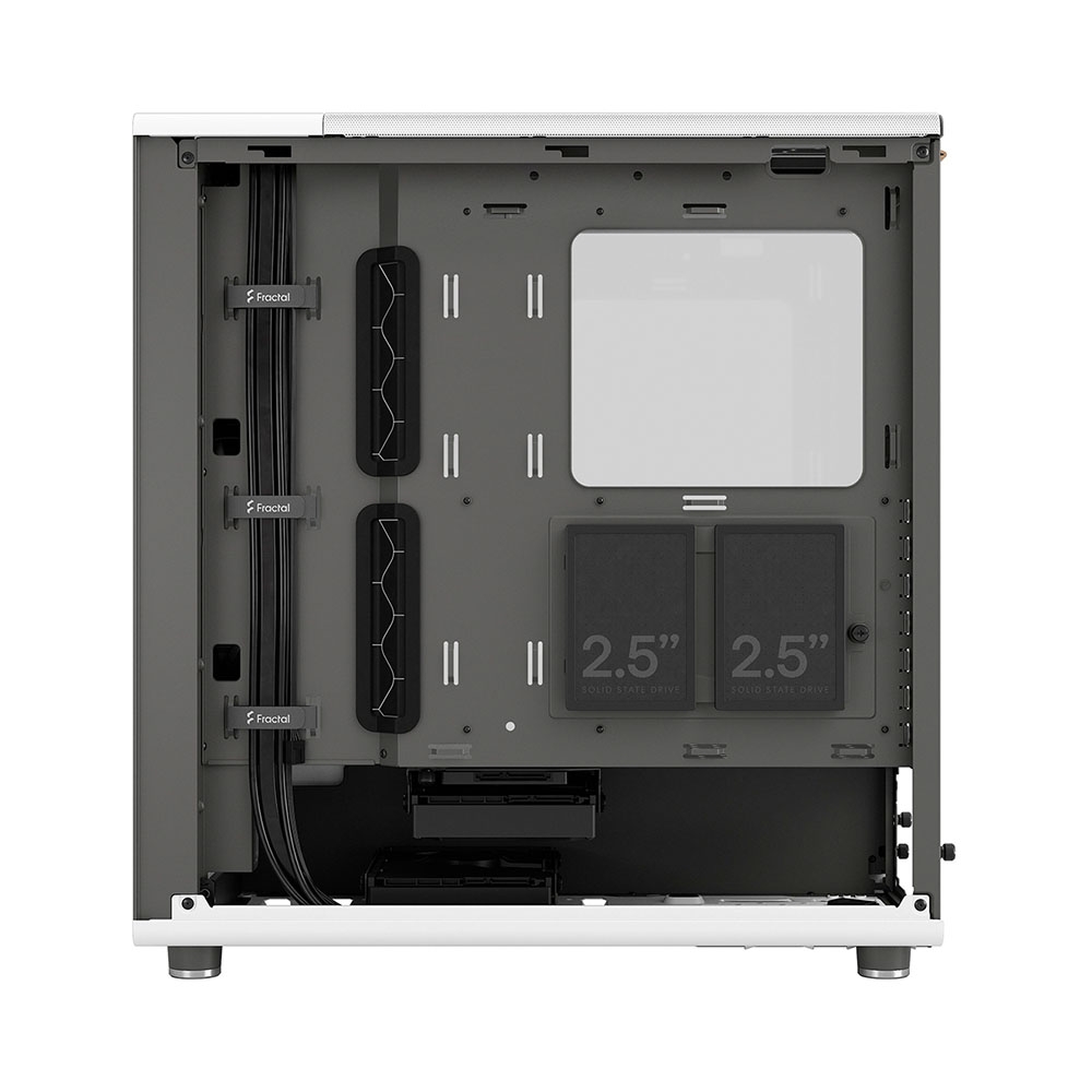Case máy tính Fractal North Chalk White TG Clear Tint FD-C-NOR1C-04