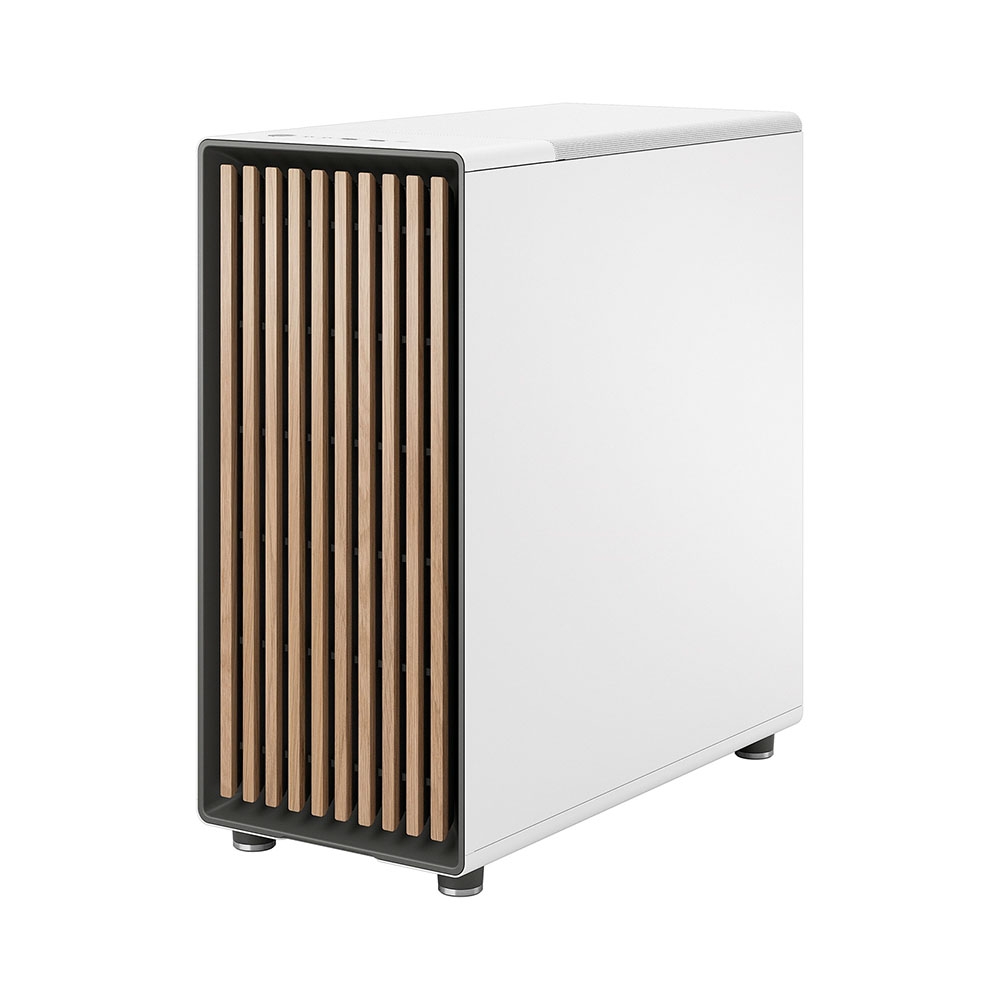 Case máy tính Fractal North Chalk White TG Clear Tint FD-C-NOR1C-04