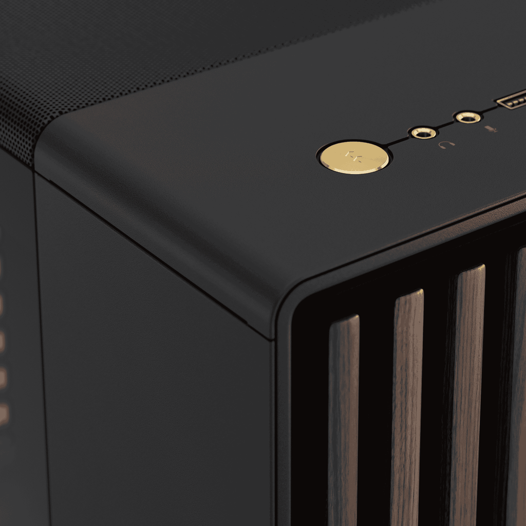 Case máy tính Fractal North XL Charcoal Black TG Dark FD-C-NOR1X-02