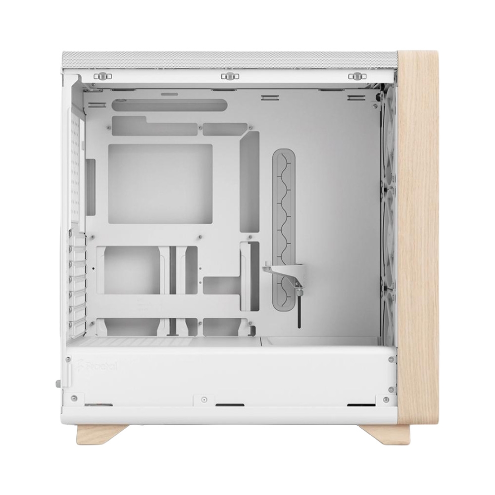 Case máy tính Fractal Summit Chalk White TG Clear Tint