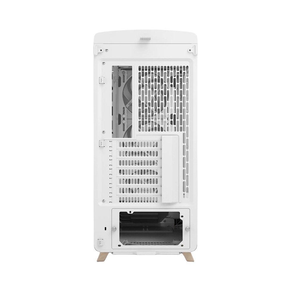 Case máy tính Fractal Summit Chalk White TG Clear Tint