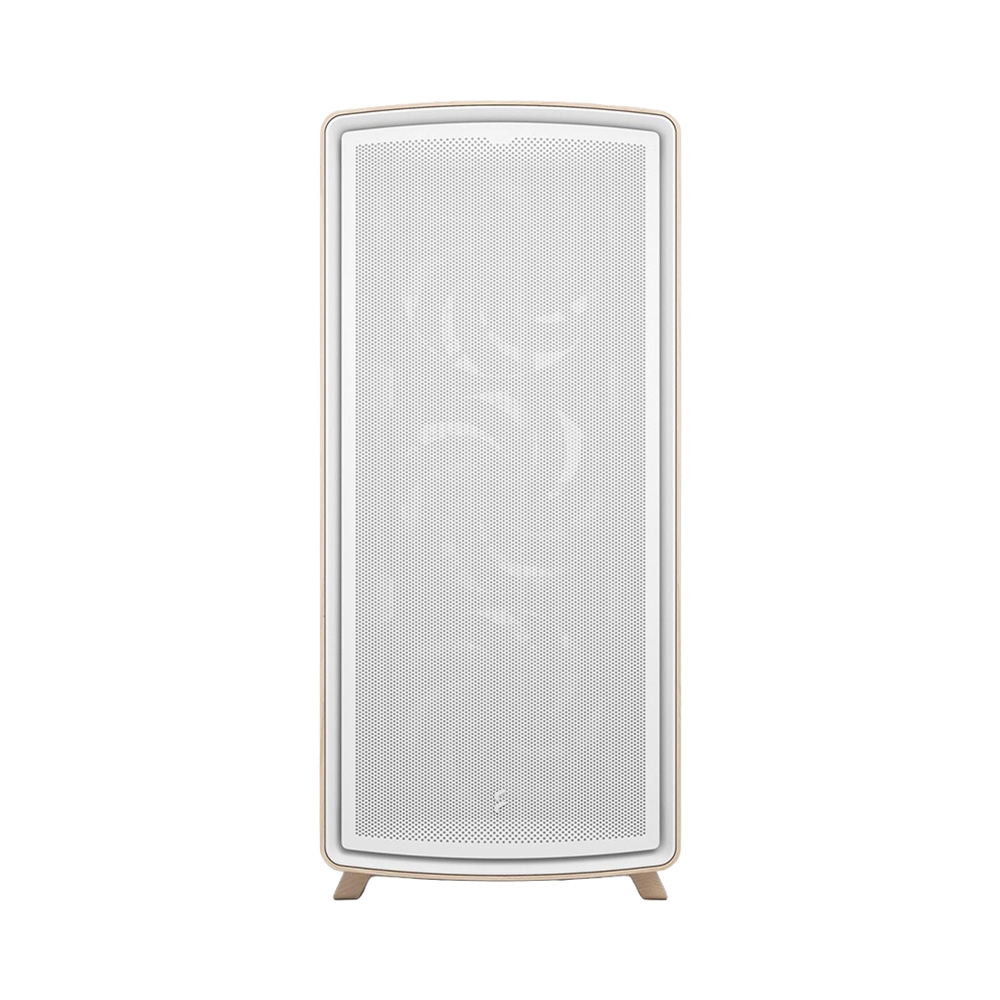 Case máy tính Fractal Summit Chalk White TG Clear Tint