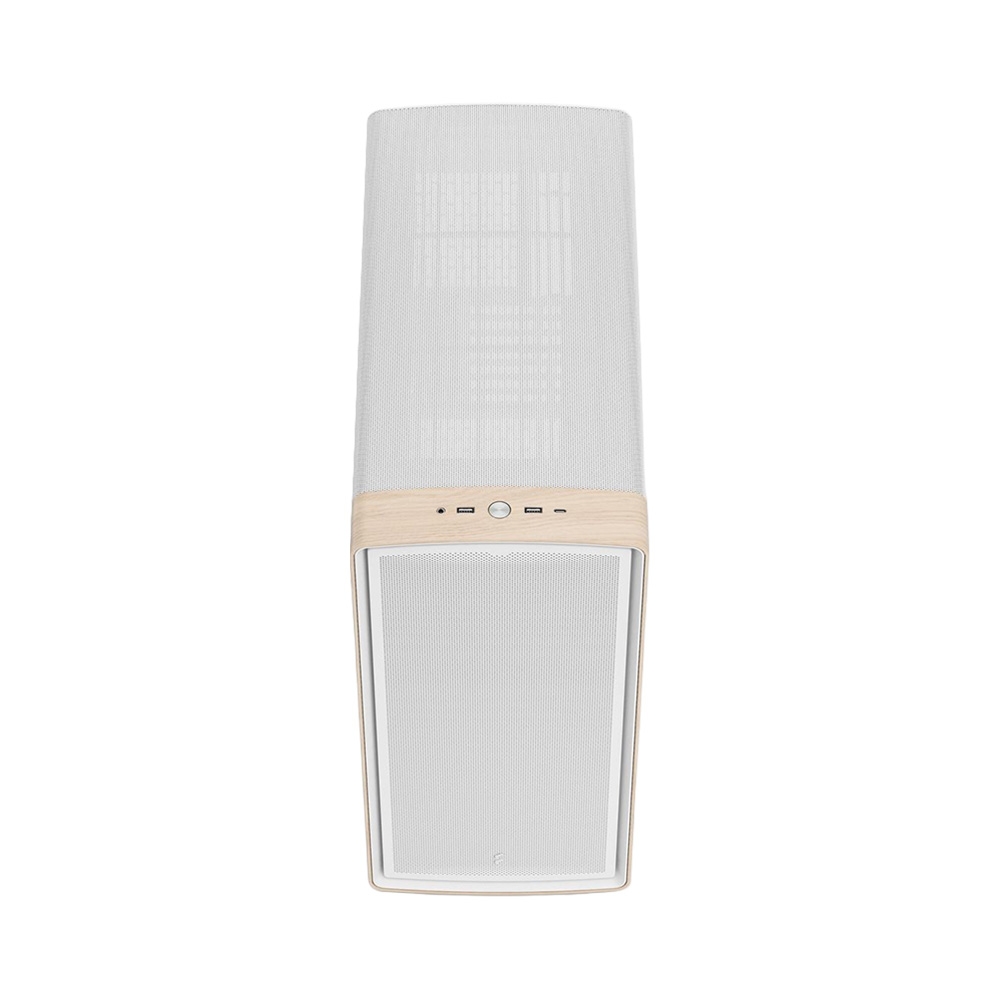 Case máy tính Fractal Summit Chalk White TG Clear Tint