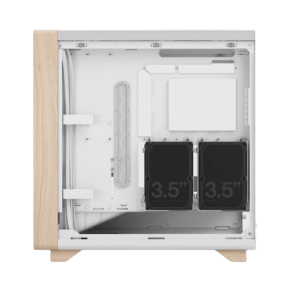 Case máy tính Fractal Summit Chalk White TG Clear Tint