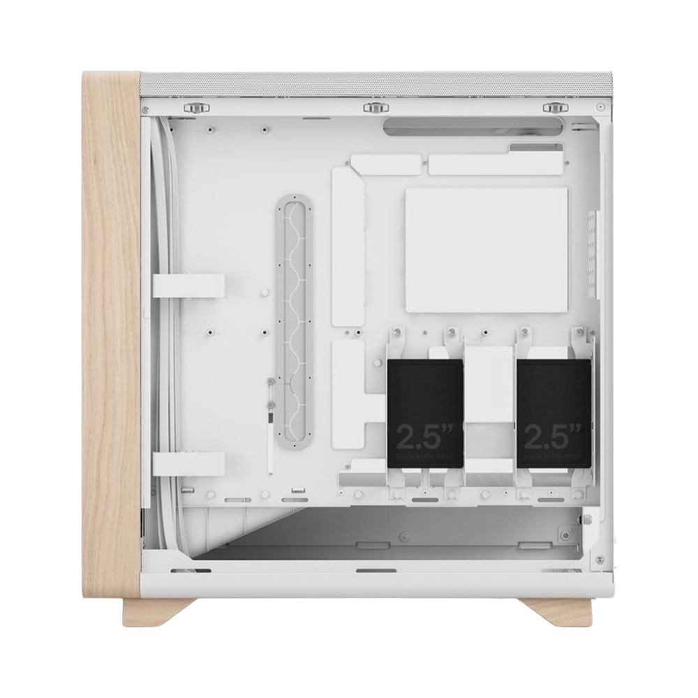 Case máy tính Fractal Summit Chalk White TG Clear Tint