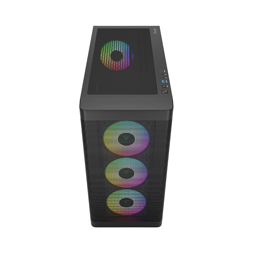 Case máy tính Gamdias ATHENA M3 Black CAATHEM3BLGA