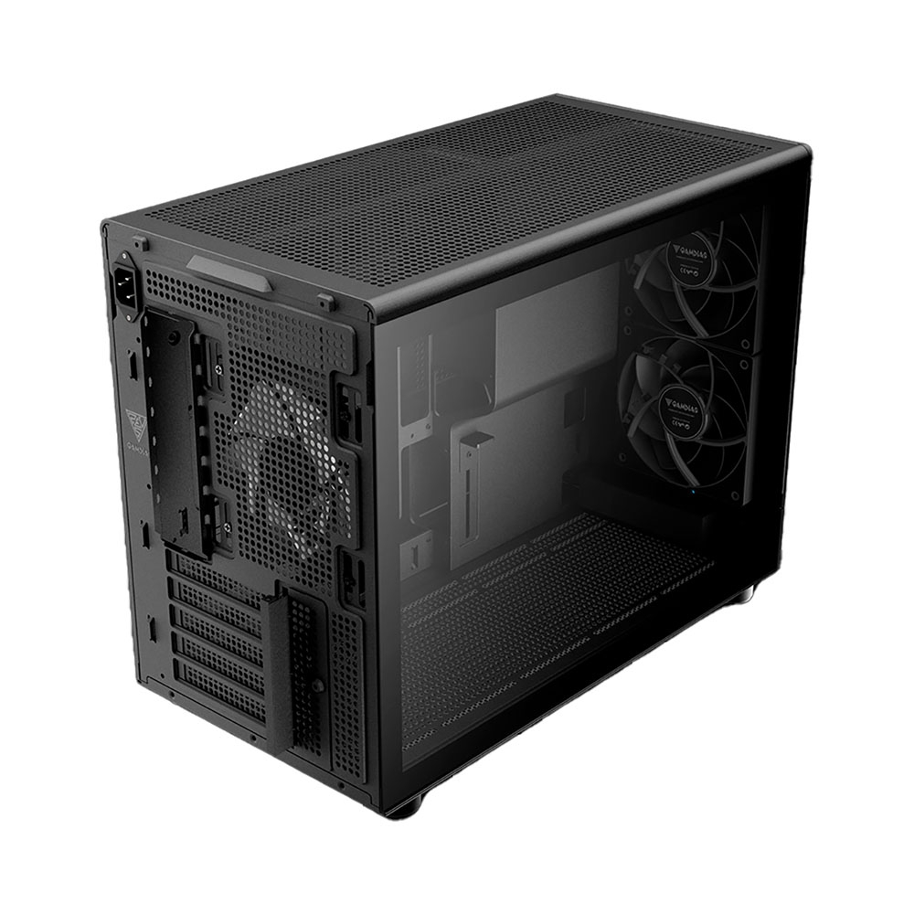 Case máy tính Gamdias ATHENA M4M Black ARGB CAATHEM4MBLGA