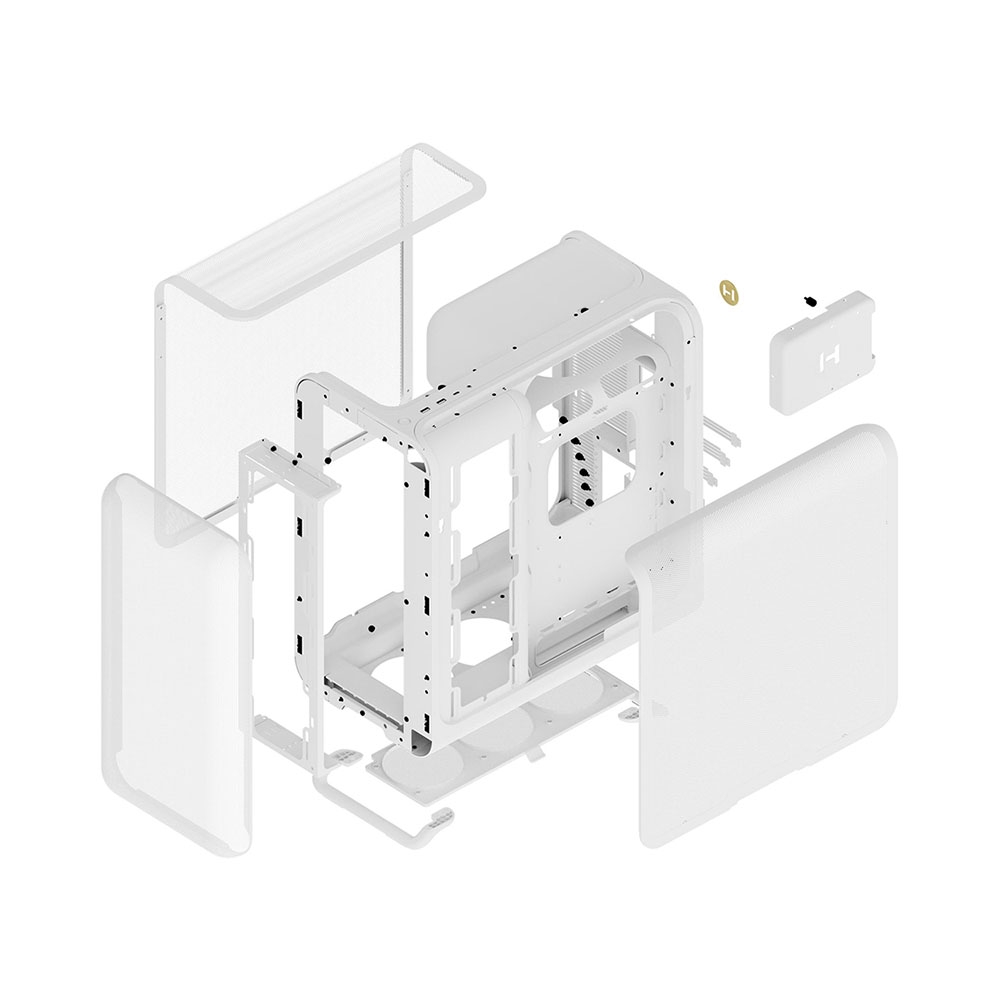 Case máy tính HYTE X50 Air Micro Mesh White CS-HYTE-X50A-WW