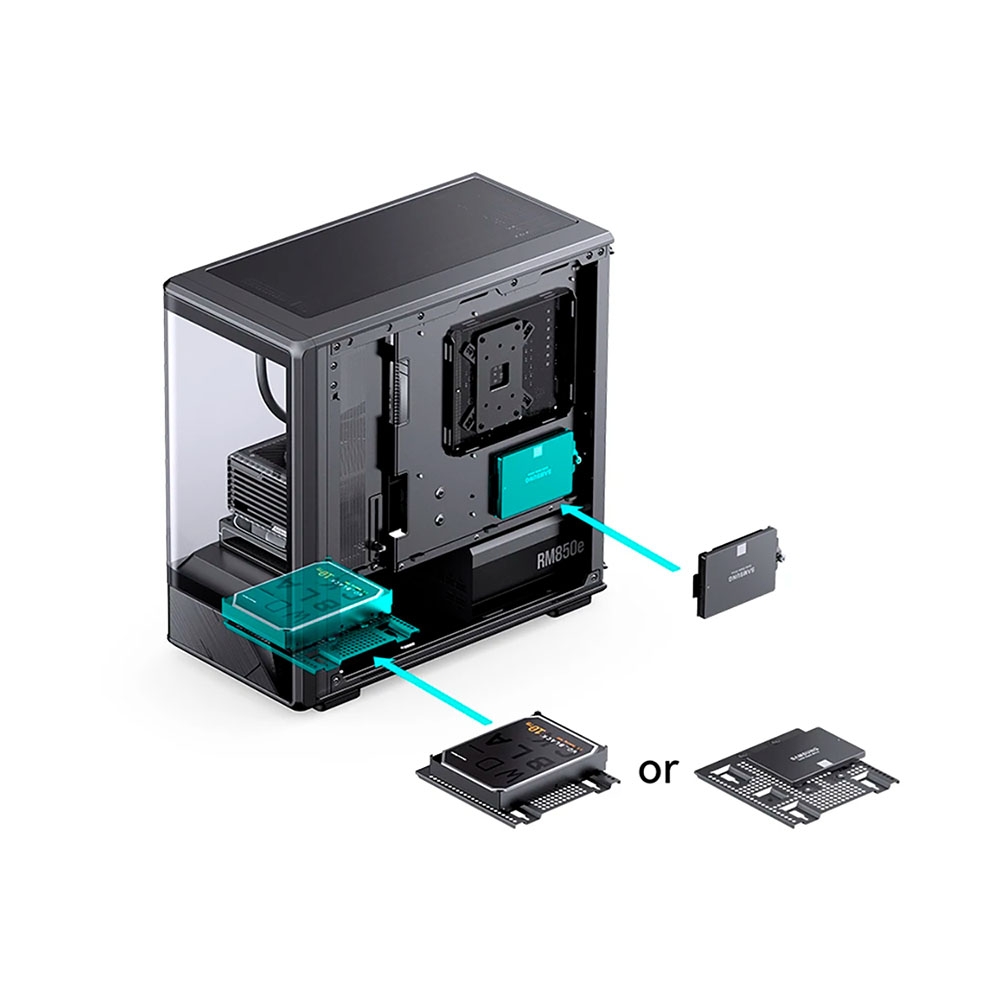 Case máy tính JONSBO D200 Black