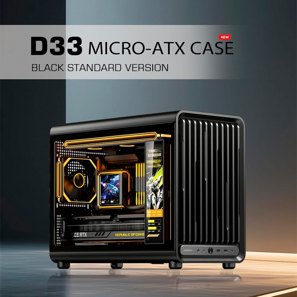 Case máy tính JONSBO D33 WOOD BLACK