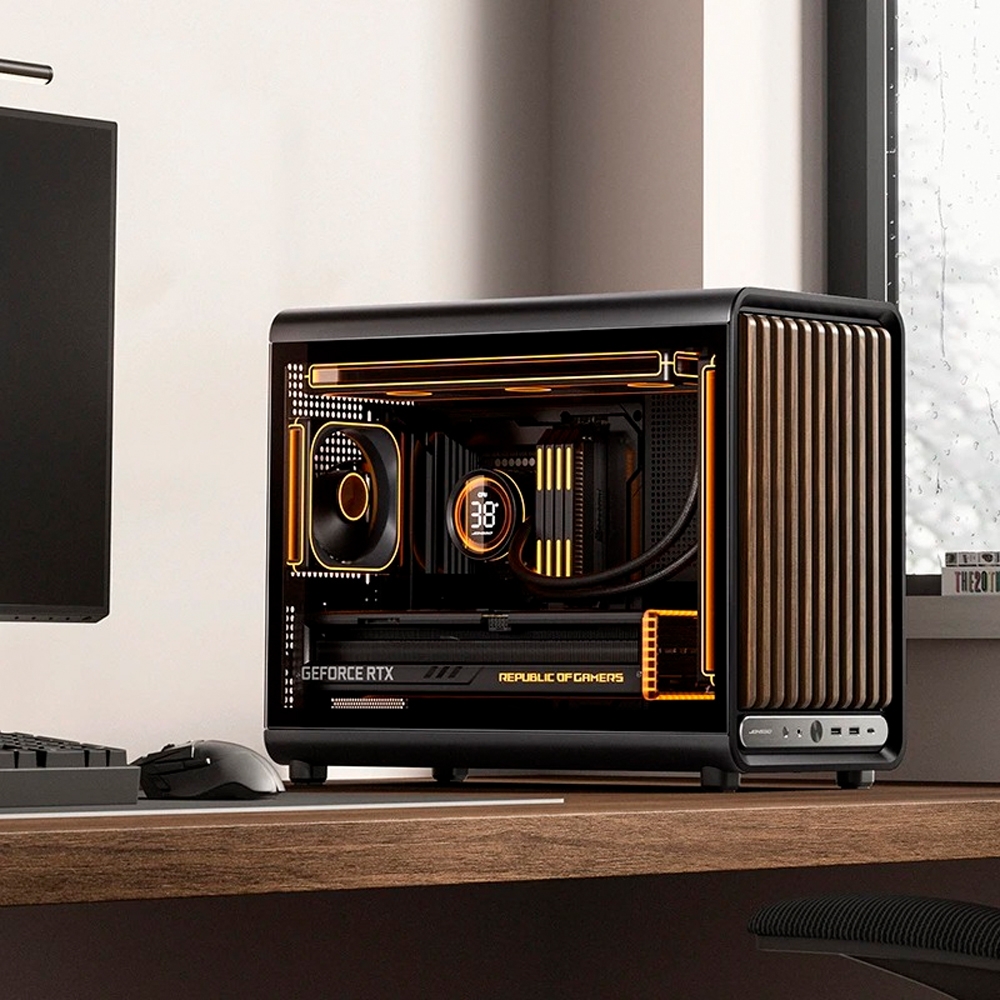 Case máy tính JONSBO D33 WOOD BLACK