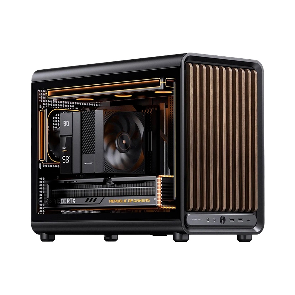 Case máy tính JONSBO D33 WOOD BLACK