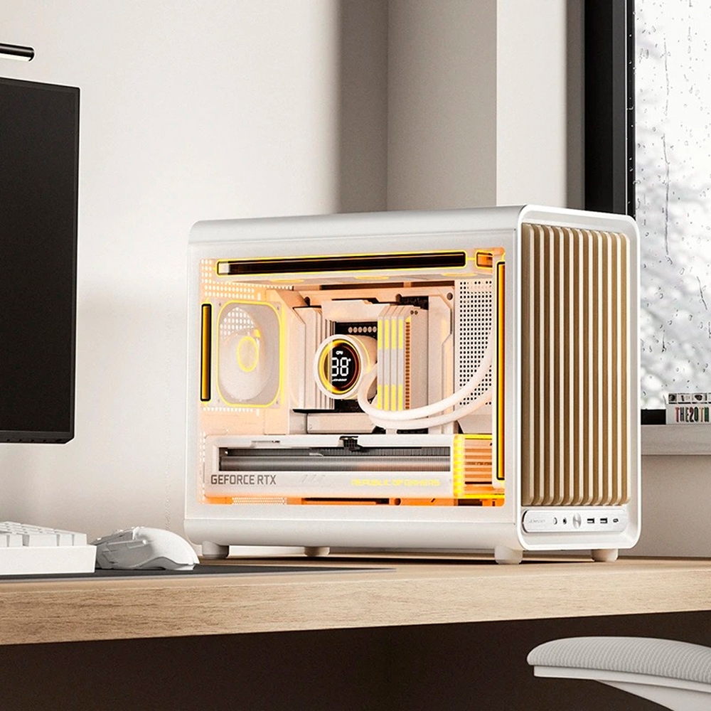 Case máy tính JONSBO D33 WOOD WHITE