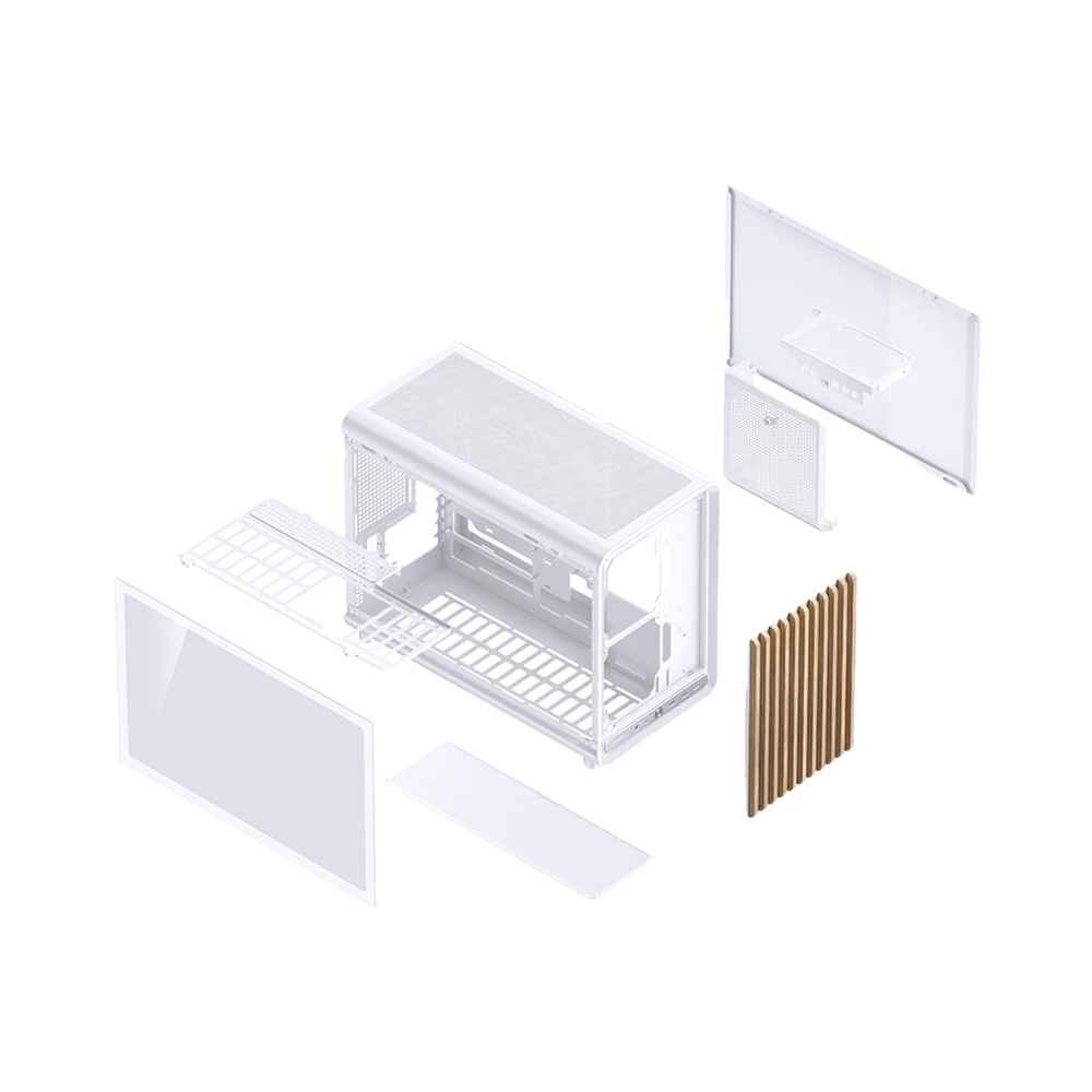 Case máy tính JONSBO D33 WOOD WHITE