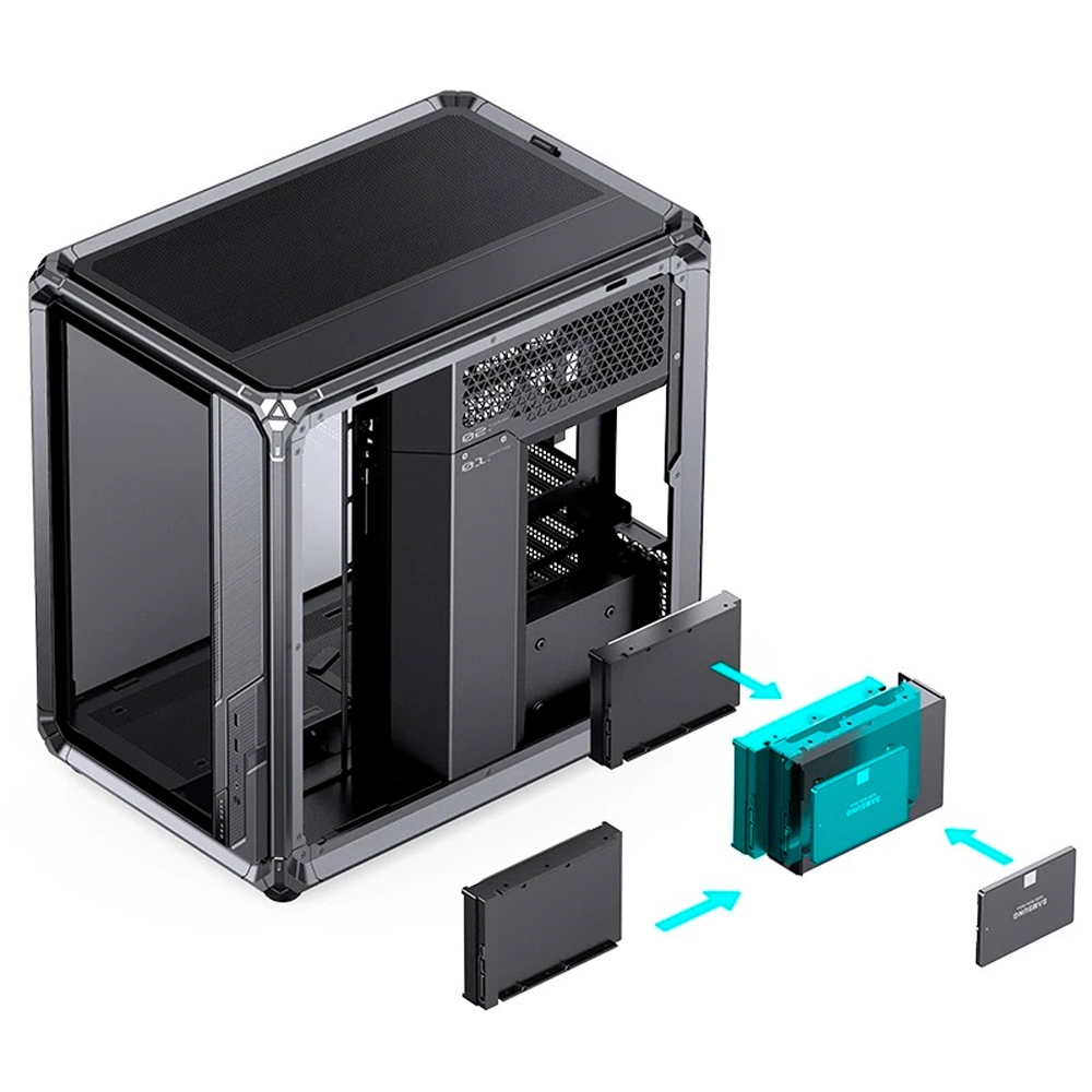 Case máy tính Jonsbo X400 PRO GREY