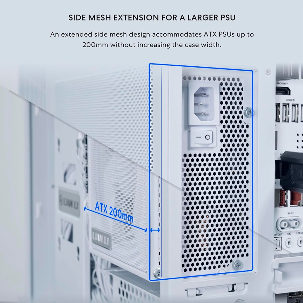 Case máy tính Lian Li O11D Mini V2 White