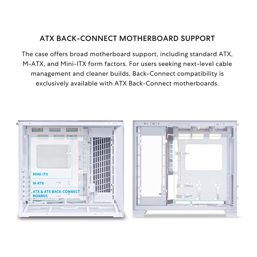 Case máy tính Lian Li O11D Mini V2 White