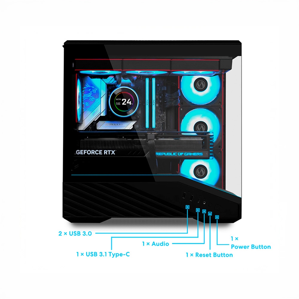 Case máy tính Lian Li Vector V100R WHITE