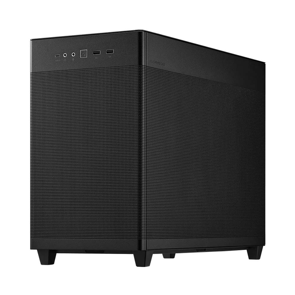 Case máy tính MicroATX Asus Prime AP201 Tempered Glass Black