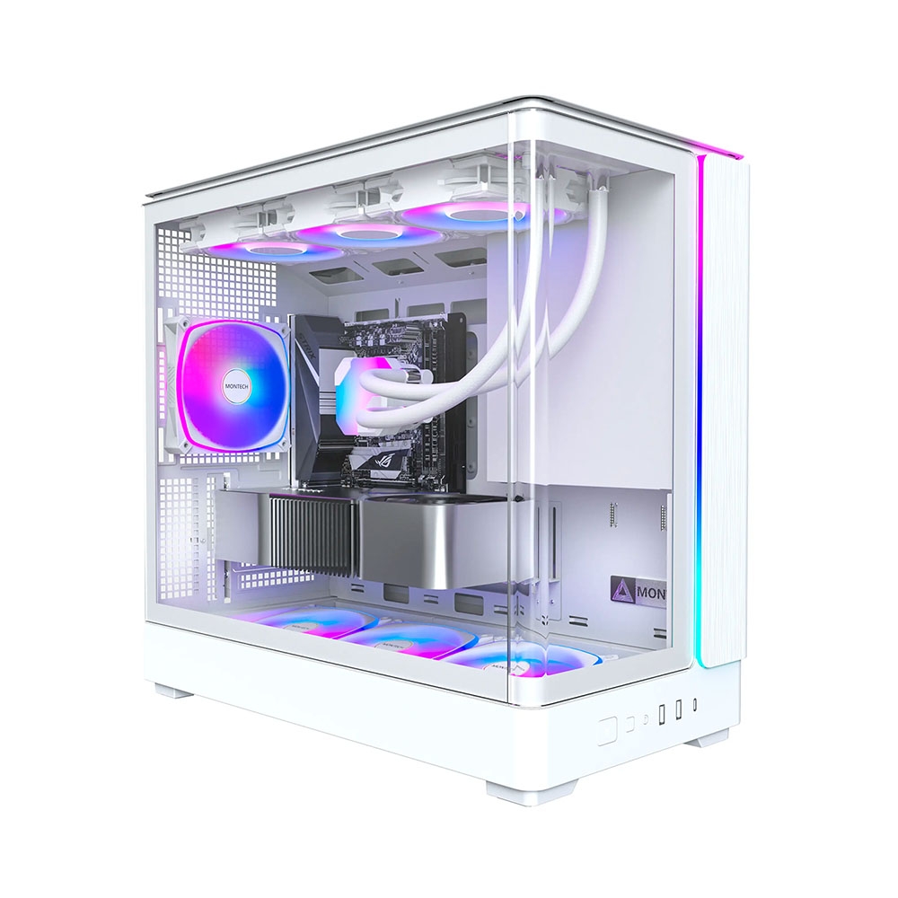 Case máy tính Montech KING 15 PRO ARGB White CAKING15PROWHMT