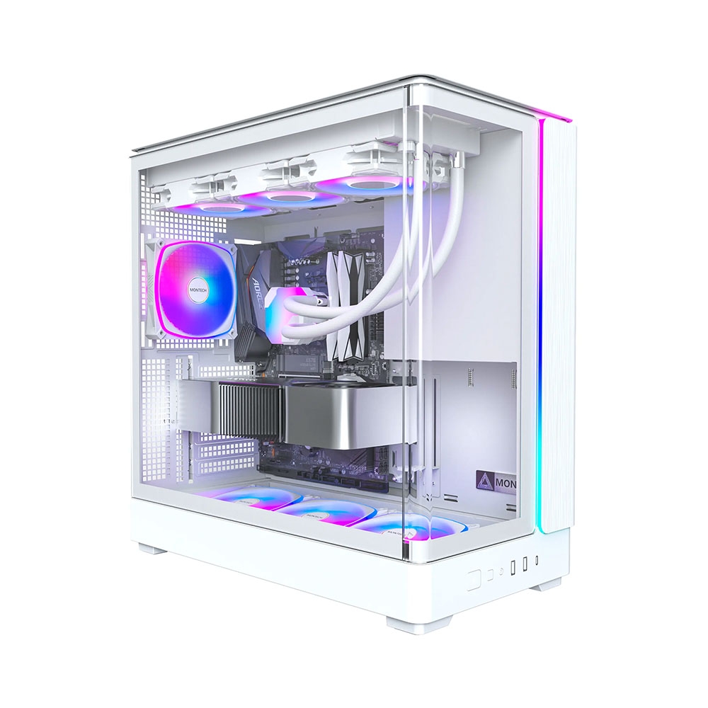 Case máy tính Montech KING 45 PRO ARGB White CAKING45PROWHMT