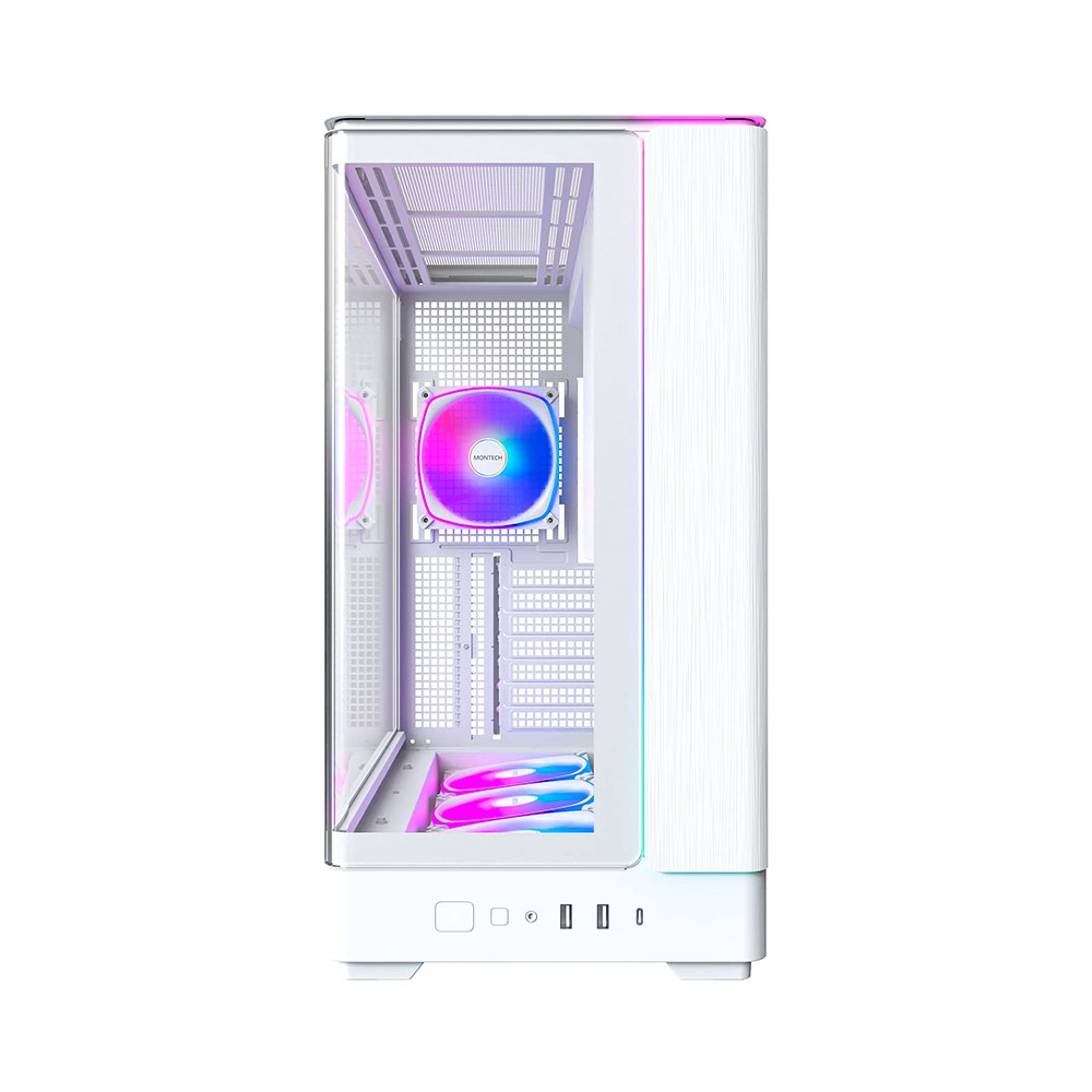 Case máy tính Montech KING 45 PRO ARGB White CAKING45PROWHMT