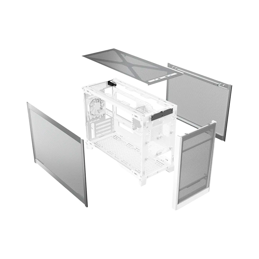 Case máy tính Montech TEN White CATENWHMT
