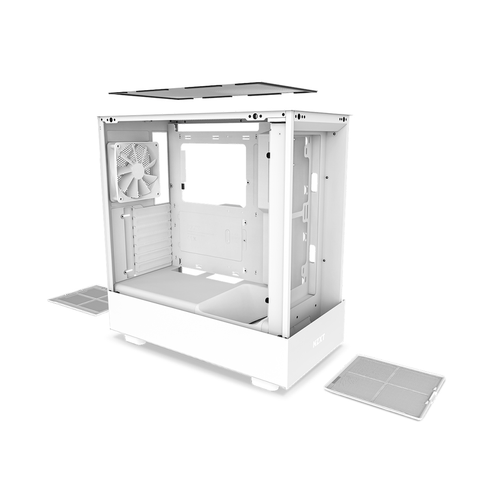 Case máy tính NZXT H5 Flow White CC-H51FW-01