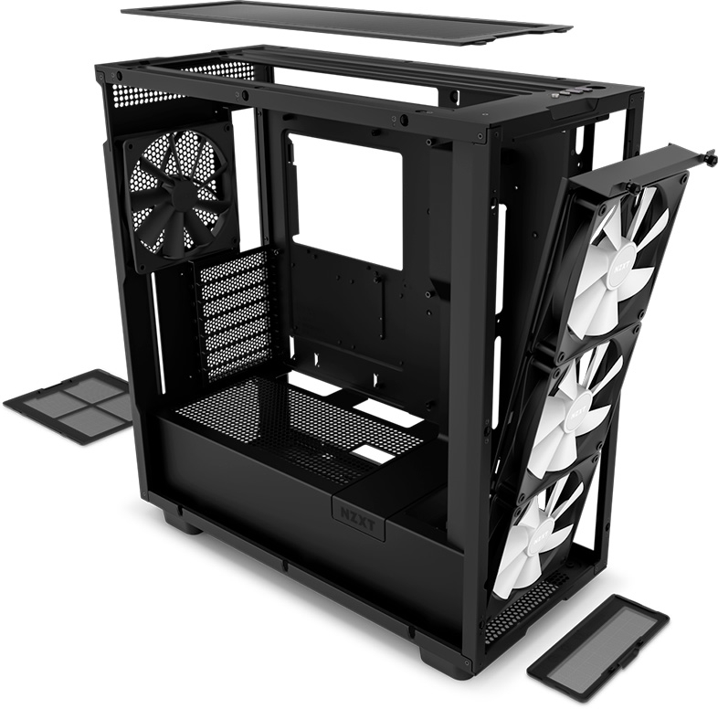 Case máy tính NZXT H7 Elite Black CM-H71EB-02