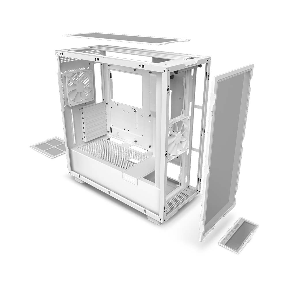 Case máy tính NZXT H7 Flow White CM-H71FW-01