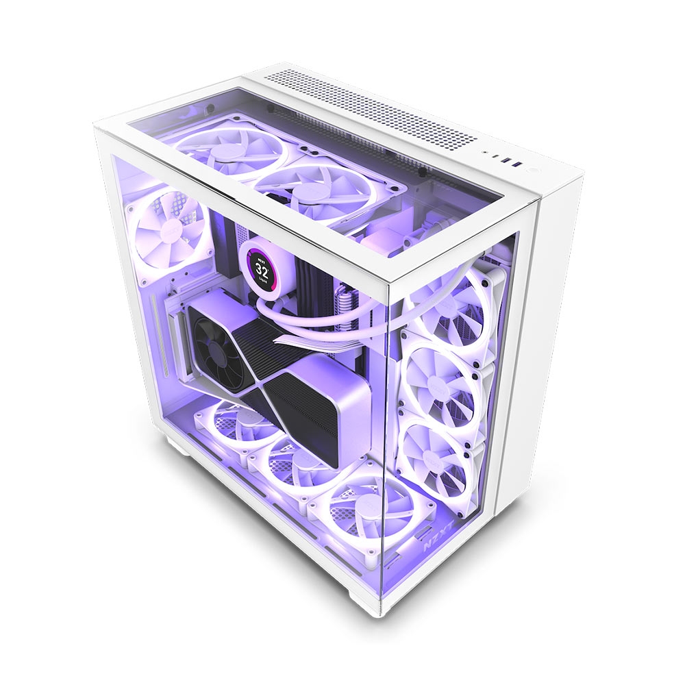 Case máy tính NZXT H9 Elite White CM-H91EW-01