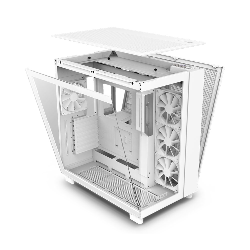 Case máy tính NZXT H9 Flow White CM-H91FW-01
