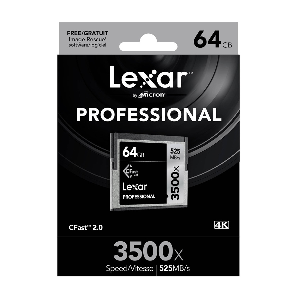 Thẻ nhớ Cfast 2.0 Lexar Professional 3500x 64GB LC64GCRBAP3500