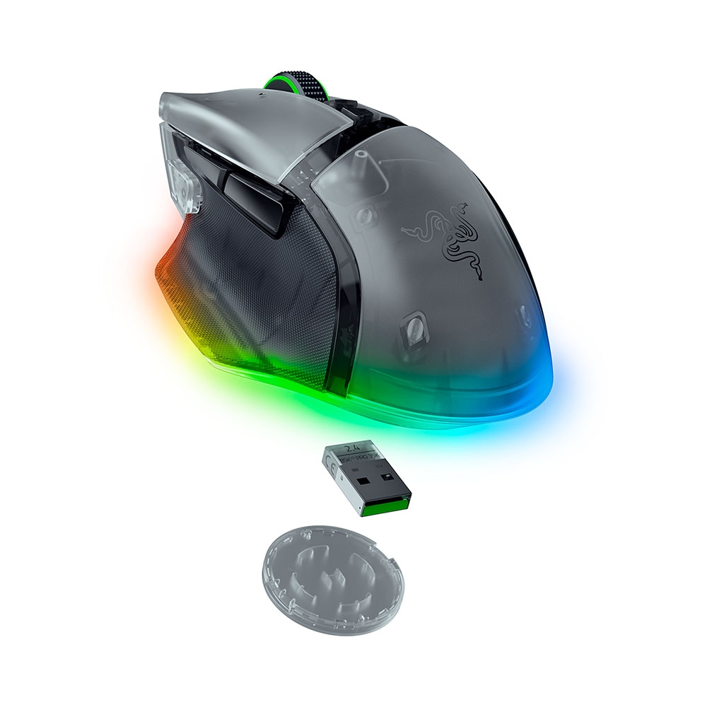 Chuột không dây Razer Basilisk V3 Pro 35K Phantom White Edition RZ01-05240400-R3A1