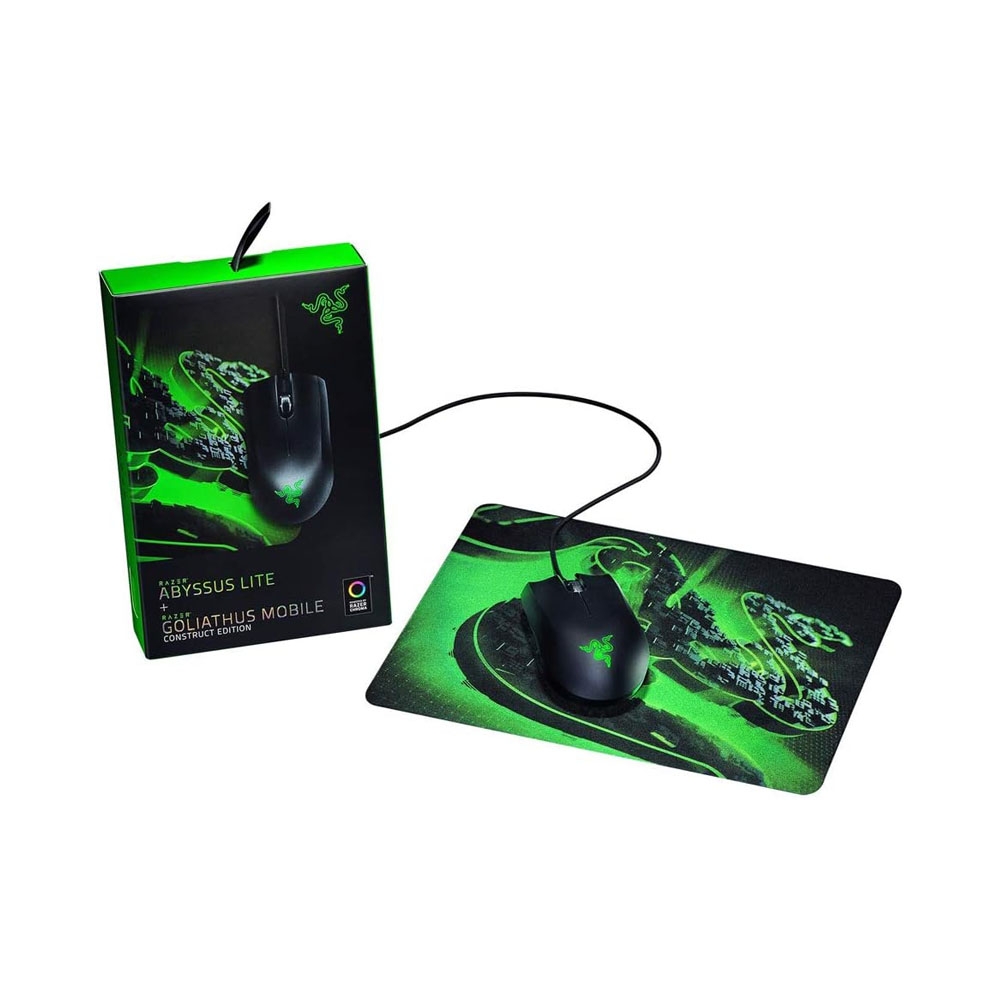 Chuột Gaming Razer Abyssus Lite & Goliathus Mobile Construct Edition RZ83-02730100-B3M1