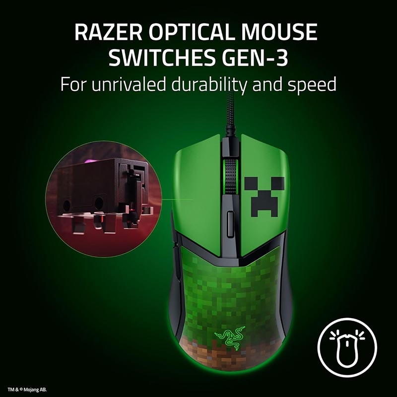 Chuột Gaming Razer Cobra Minecraft Edition RZ01-04650200-R3M1