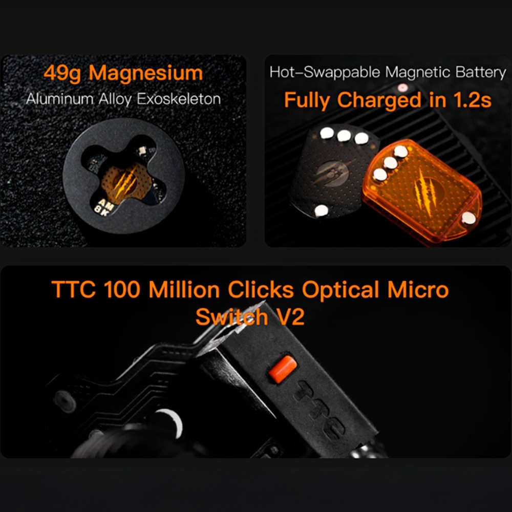 Chuột không dây Angry Miao AM Infinity Mouse Mirror Shadow Limited 8K