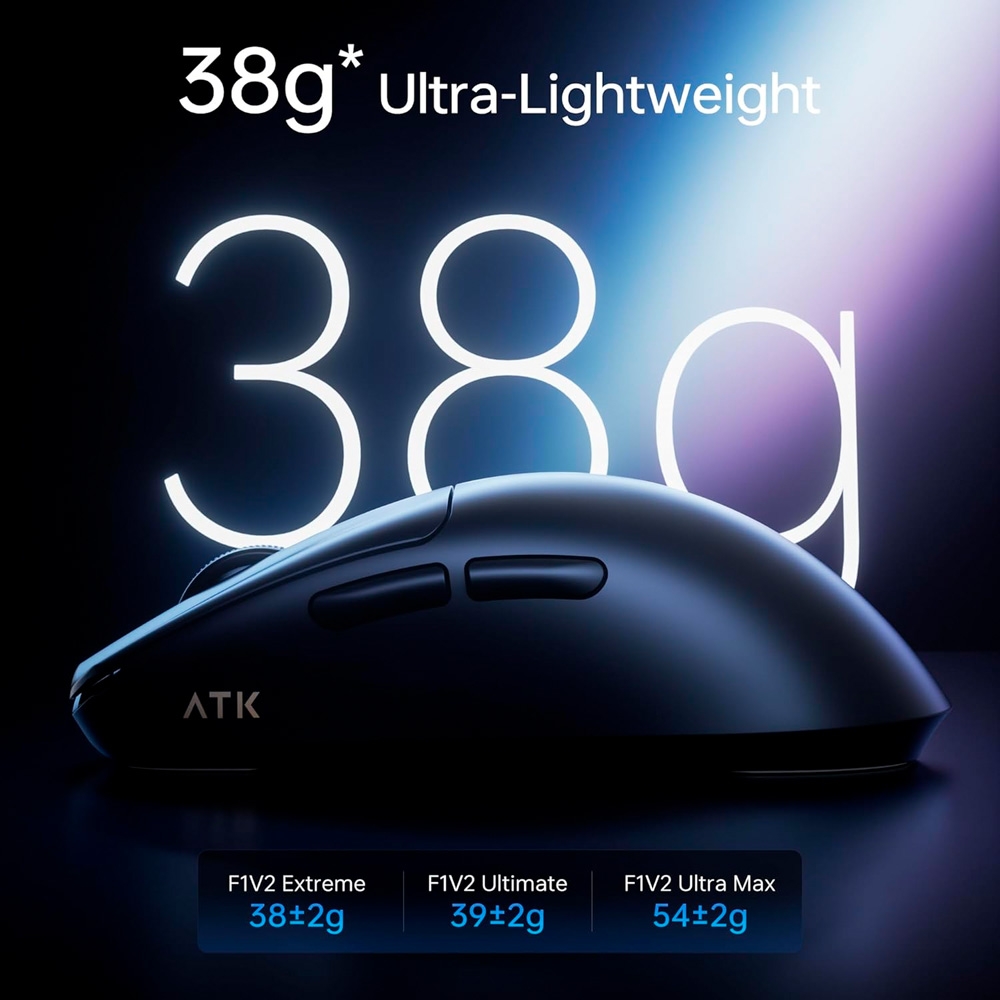 Chuột không dây ATK Blazing Sky F1 V2 Ultimate Dual-Mode Pixart 3950 Ultra