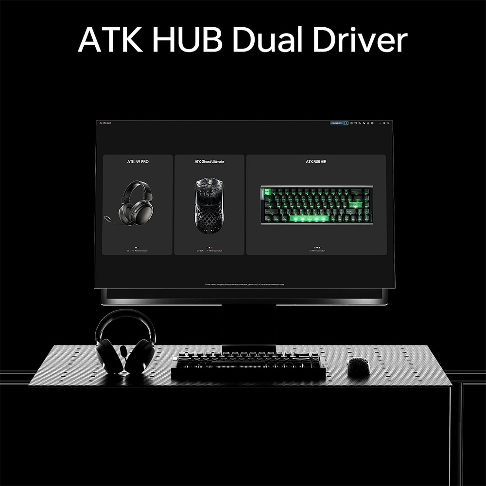 Chuột không dây ATK Blazing Sky GHOST Extreme Plus Carbon Fiber Hollow Dual-mode Wireless Pixart 3955 Master