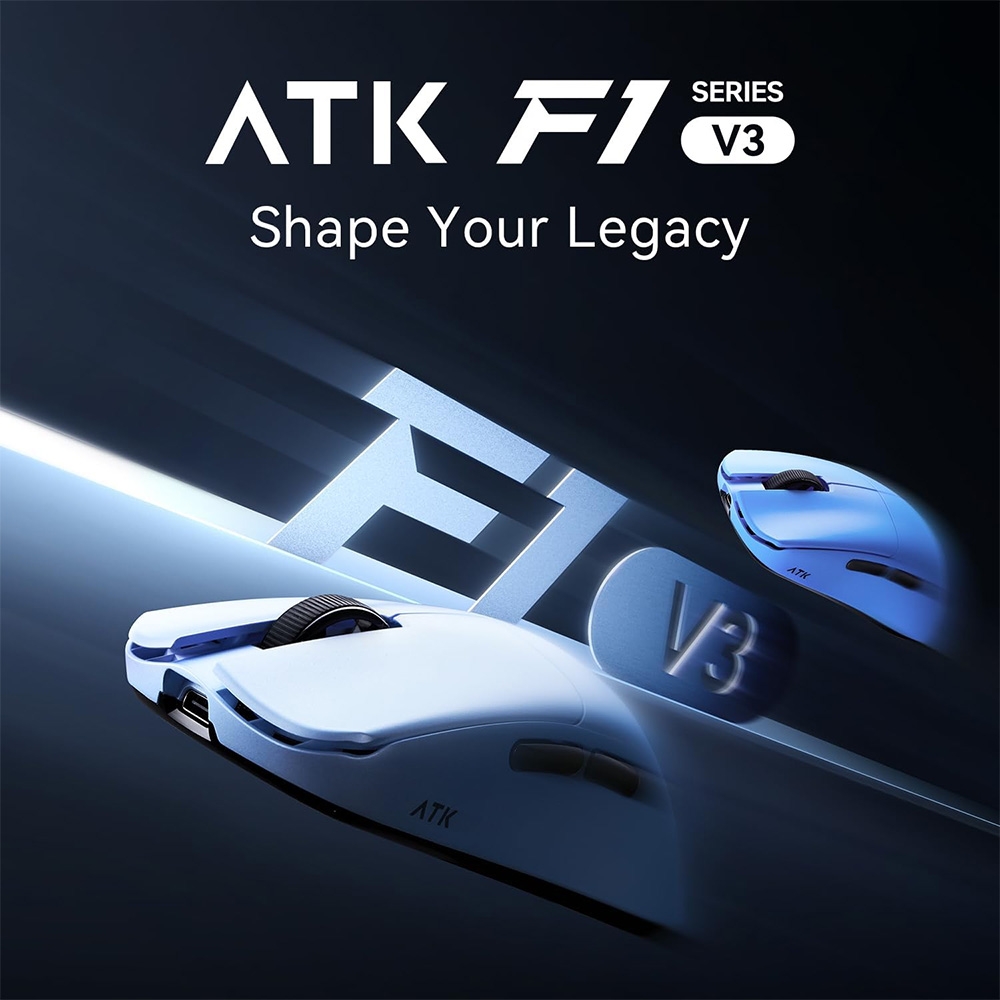Chuột không dây ATK Blazing Sky F1 V3 Ultimate Plus Dual-mode Wireless Pixart 3955 Master