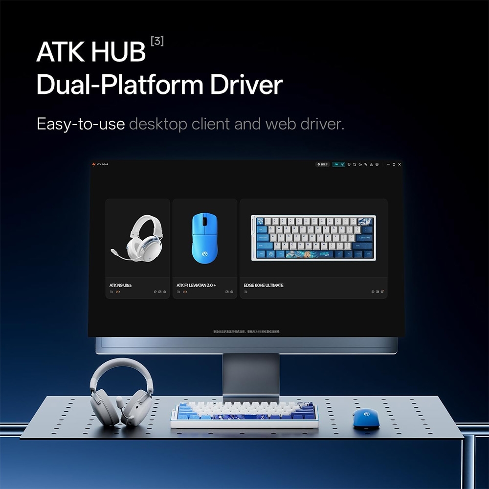Chuột không dây ATK Blazing Sky F1 V3 Ultimate Plus Dual-mode Wireless Pixart 3955 Master