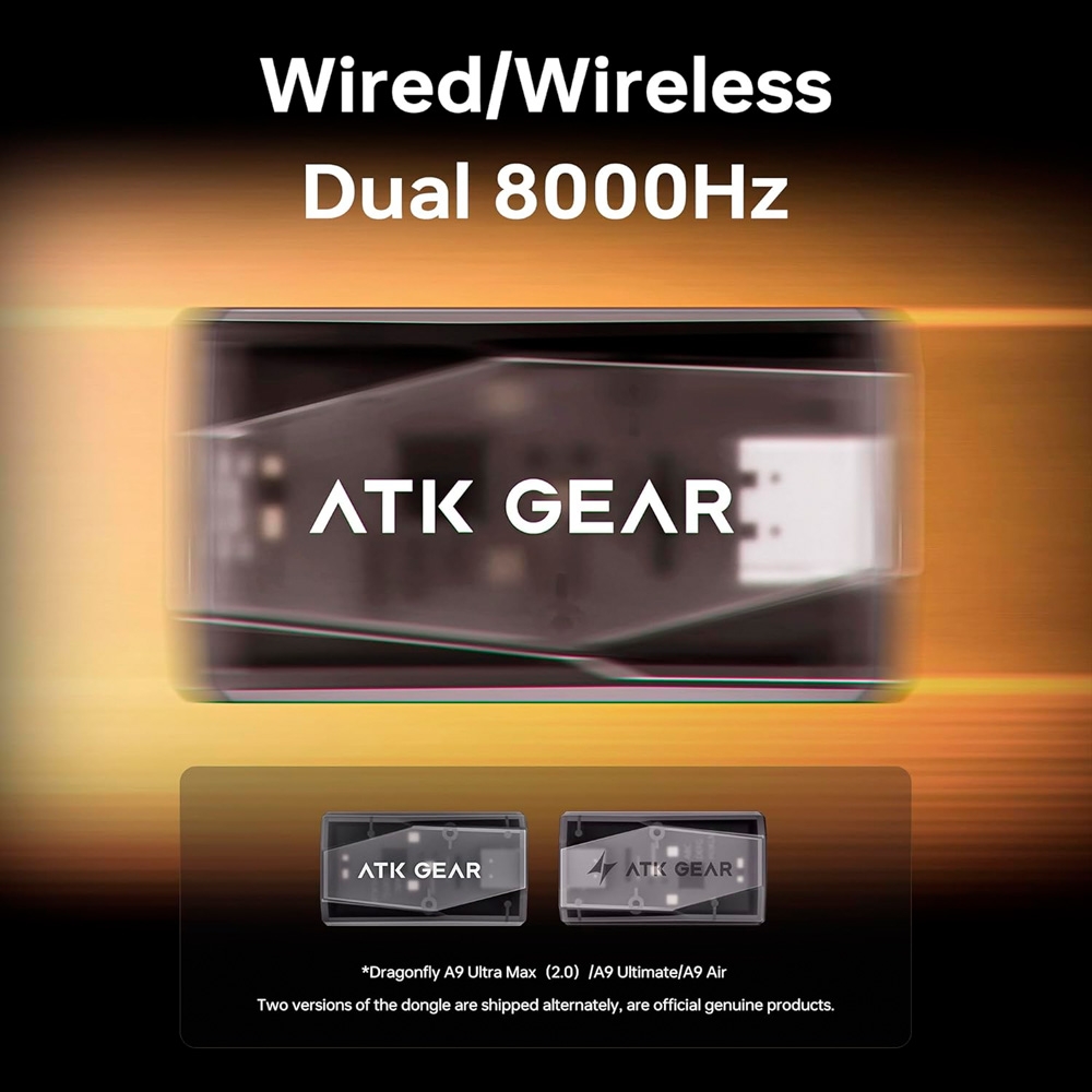 Chuột không dây ATK Dragonfly A9 Air Dual-mode Wireless Pixart 3950 Ultra