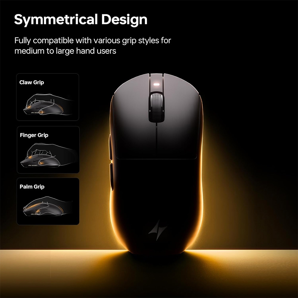 Chuột không dây ATK Dragonfly A9 NB Lightweight Ultra Dual-mode Wireless Pixart 3950 Ultra